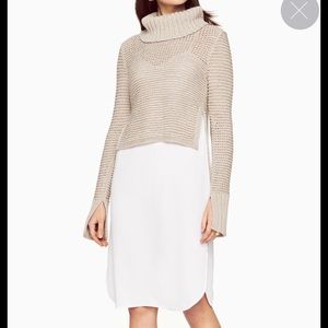 BCBG sweater layered dress